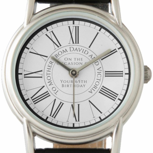 Relógio Presente para a mãe no Aniversário (Criador carregado)