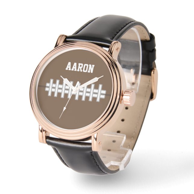 Relógio Presente personalizado do Futebol Watch (Ângulo)