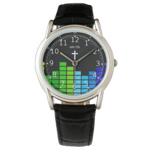 Relógio Presentes Cristãos para Meninos Adolescentes - Esc