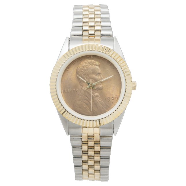 Relógio Presidente dos EUA Abraham Lincoln Penny 1909 (Frente)