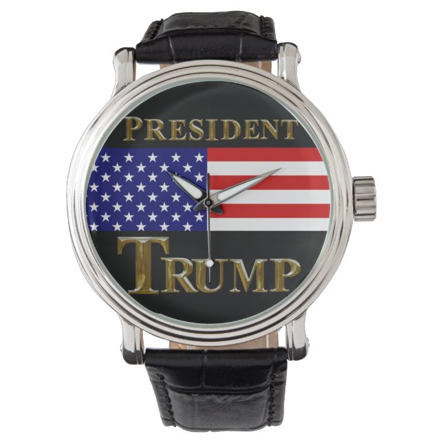 RELÓGIO PRESIDENTE TRUMP WATCH (Frente)