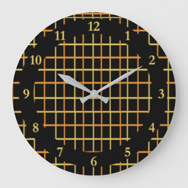 Relógio Preto E Amarelo (Frente)