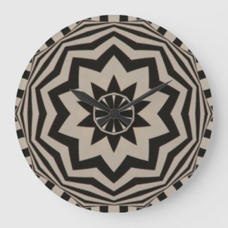 Relógio Preto e Branco com Gráfico Negrito