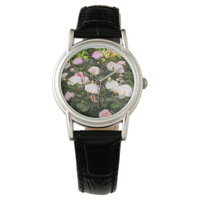 Relógio 'Primeiros Rosas do Primavera' Watch (Frente)