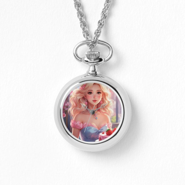 Relógio Princesa de aniversário (Frente)