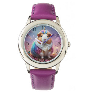 Relógio Prism Pigtail: O Radiante Porco Unicórnio Guiné,