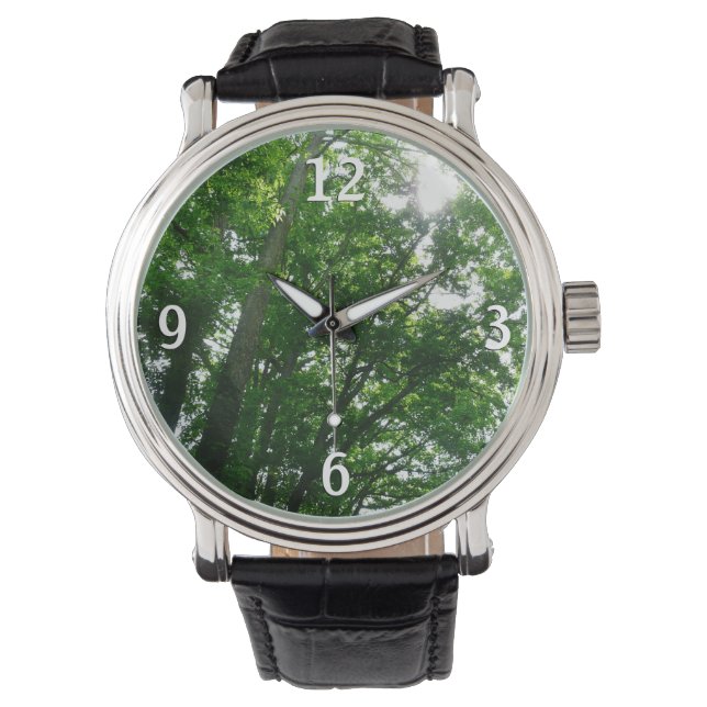 Relógio Procurando Árvores de Verão (Frente)