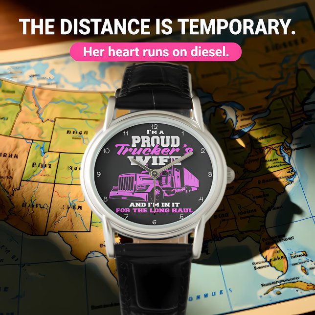Relógio Proud Trucker's Wife: Long Haul (Criador carregado)