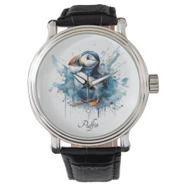 Relógio Puffin Splash, personalizado