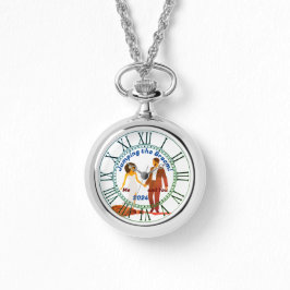 Relógio Pulando a Vassoura