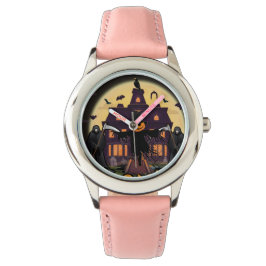 Relógio Pumpkin Scary House, Halloween