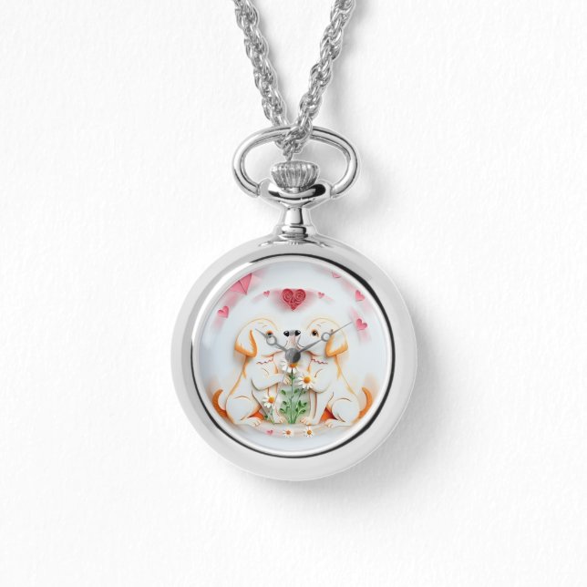 Relógio Puppy Love (Frente)