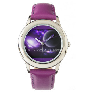 Relógio Purple Stainless Steel Kids Watch-Universe & Beyon