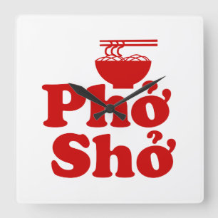 Relógio Quadrado ở do Phở