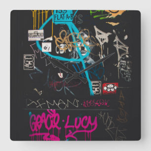 Relógio Quadrado 153 flat a-b