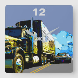 RELÓGIO QUADRADO 1977 TRANS