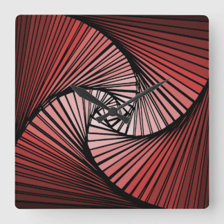 RELÓGIO QUADRADO 3次元 スパイラル 時計