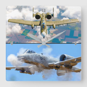 Relógio Quadrado A-10C THunderBOLT II