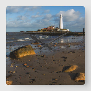 Relógio Quadrado A ilha Whitley de St Mary, Inglaterra