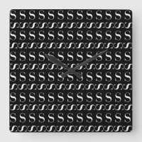 A letra inicial S do monograma, escolhe a cor do