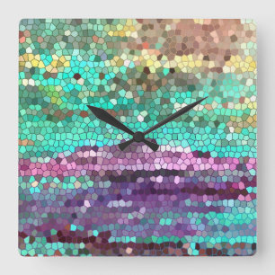 Relógio Quadrado A manhã tem pulso de disparo quebrado