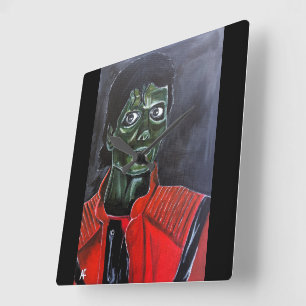 Relógio Quadrado A Pintura do Zumbi por Alfred Fox