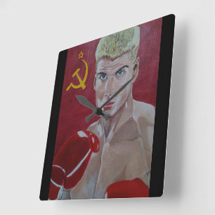 Relógio Quadrado A Pintura Russa de Alfred Fox