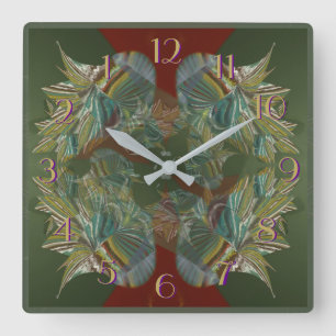 Relógio Quadrado A prata Peddles o pulso de disparo 3 inverso