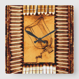 Relógio Quadrado A seca