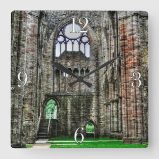 Relógio Quadrado Abadia de Tintern, mosteiro de Cisterciano, País d