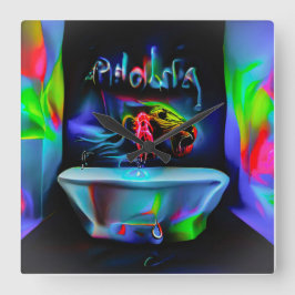 Relógio Quadrado Ablutofobia 2