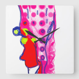 Relógio Quadrado Abstract Regal Art