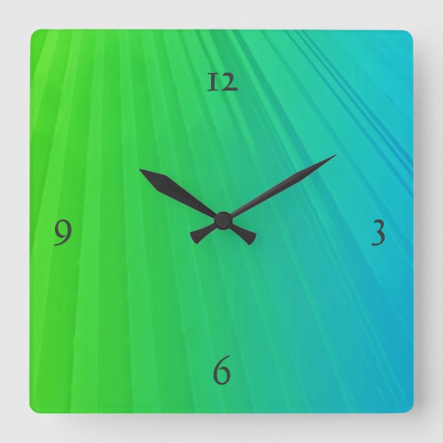 RELÓGIO QUADRADO ABSTRATO WALL CLOCK (Frente)