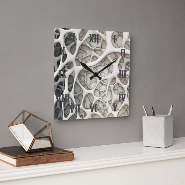 Relógio Quadrado Acrílico (Escritório)