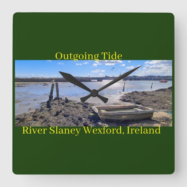 Relógio Quadrado Acrylic Wall Clock (Frente)