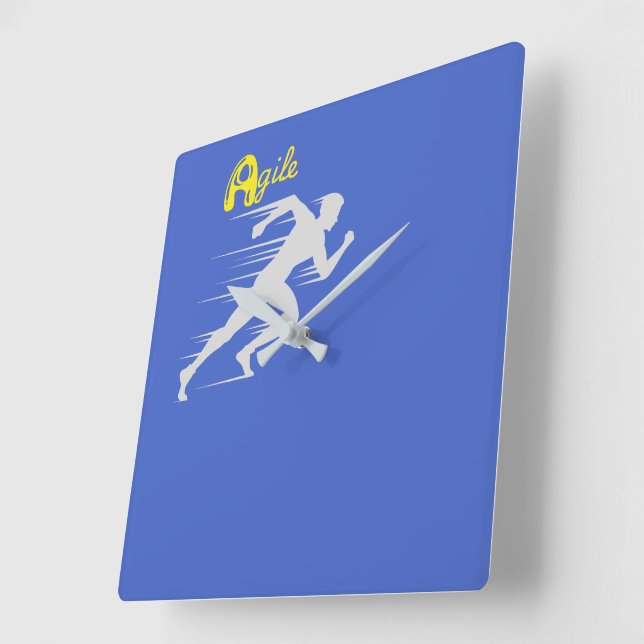 Relógio Quadrado Ágil (Ângulo)