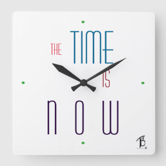 Relógio Quadrado Agora pulso de disparo