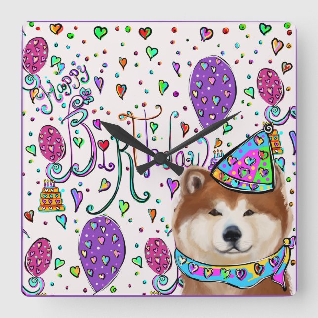 RELÓGIO QUADRADO AKITA (Frente)