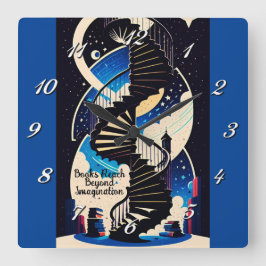 Relógio Quadrado Além da imaginação