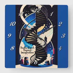 Relógio Quadrado Além da imaginação