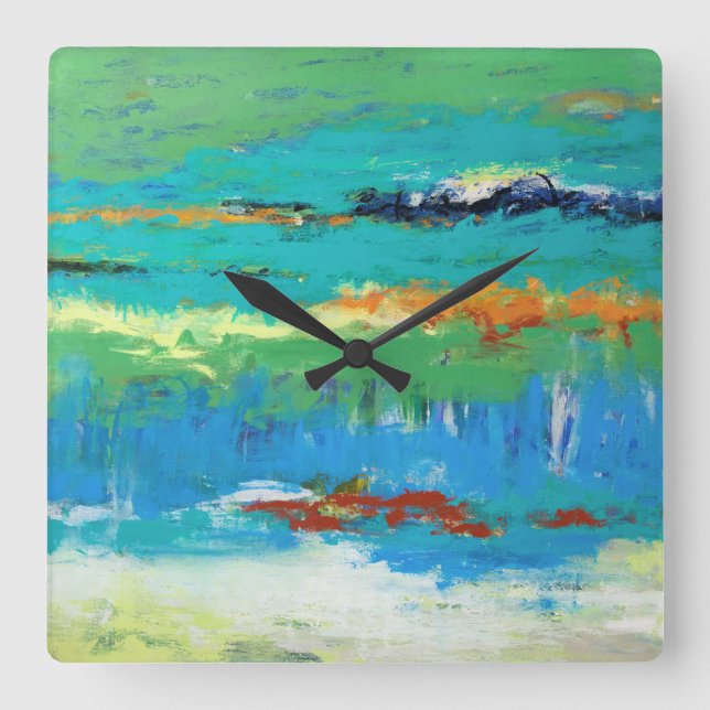 Relógio Quadrado Além disso (Frente)