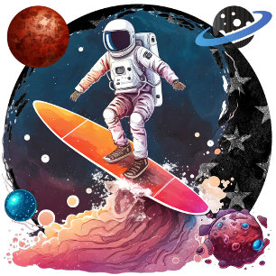 Relógio Quadrado Além do nosso mundo