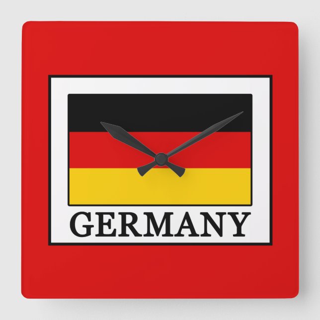 Relógio Quadrado Alemanha (Frente)