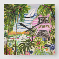 Algodão rosa perto da baía I