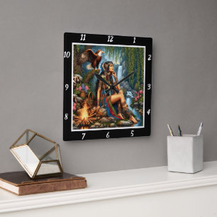 Relógio Quadrado Alturas Nativas: A Curva Ascendente do Rio da Águi