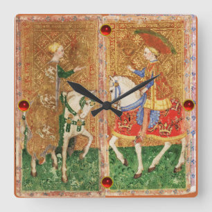 RELÓGIO QUADRADO ALVAS ANTIGAS/MOEDA DE MOEDAS E NOITE DE XÍCARAS