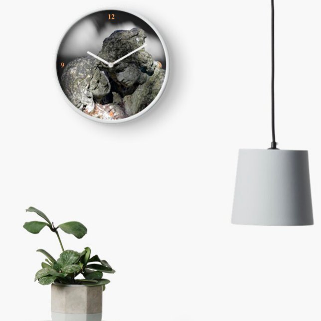 Relógio Quadrado Amantes lapidados por Medusa. (Criador carregado)