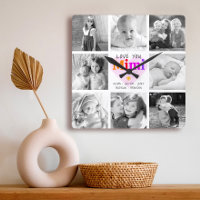 Amo-Te Mimi 8 Foto Collage Bold Modern Graphic