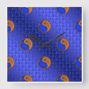 Relógio Quadrado Ano do Ox da Madeira