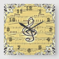 Antiquado Design de Limpeza Vintage de Treble de M